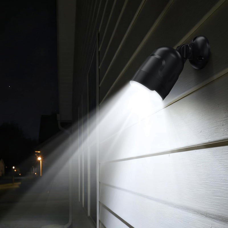 Mecanto Battery Operated Motion Sensor Light Outdoor, 4000mAh Rechargeable 600 Lumen Battery Powered Spotlight Outdoor Waterproof for Porch, Garage, House(Non-Solar) - Image 4
